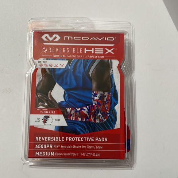 McDavid HEX® Reversible Shooter Arm Sleeve Medium NEW - Picture 6 of 7
